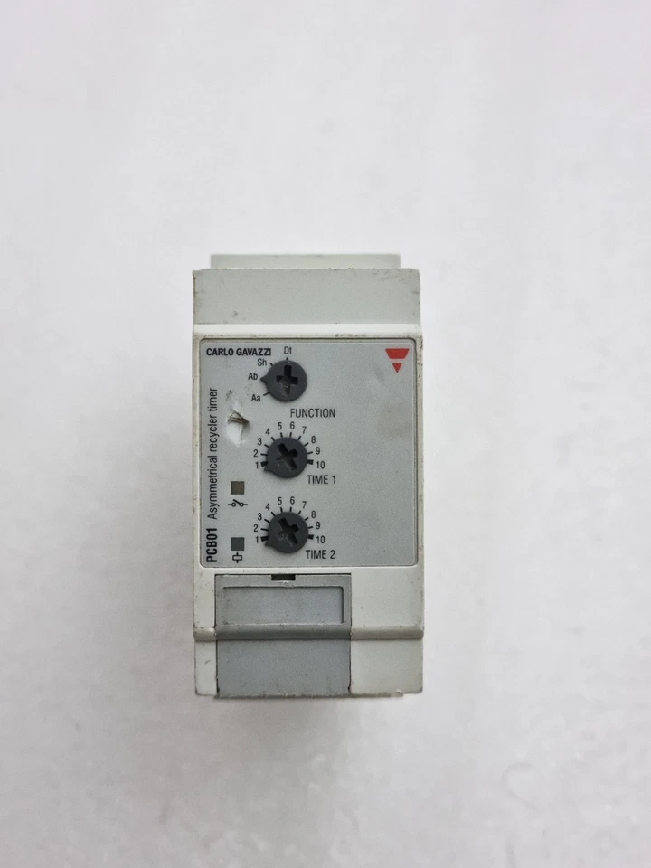 Carlo Gavazzi PCB01DM24 Asymmetrical Recycler Timer 24-240 VAC/DC Made In Italy